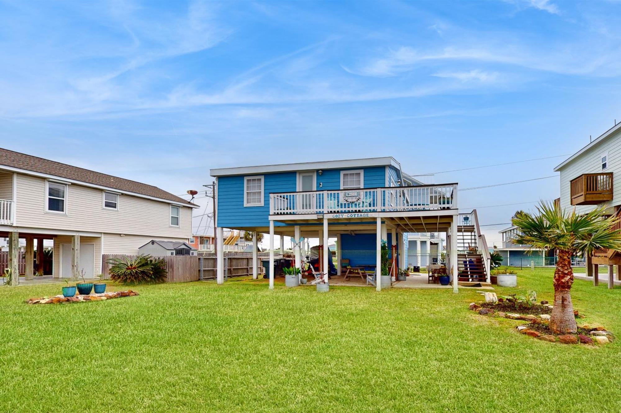 Cozy Cottage Galveston Exterior foto